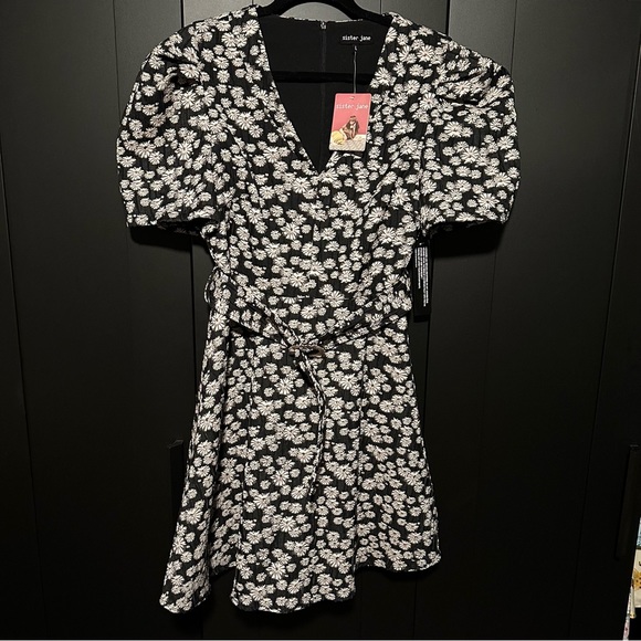 NWT Sister Jane Lavender Twist Mini Dress - Picture 6 of 10